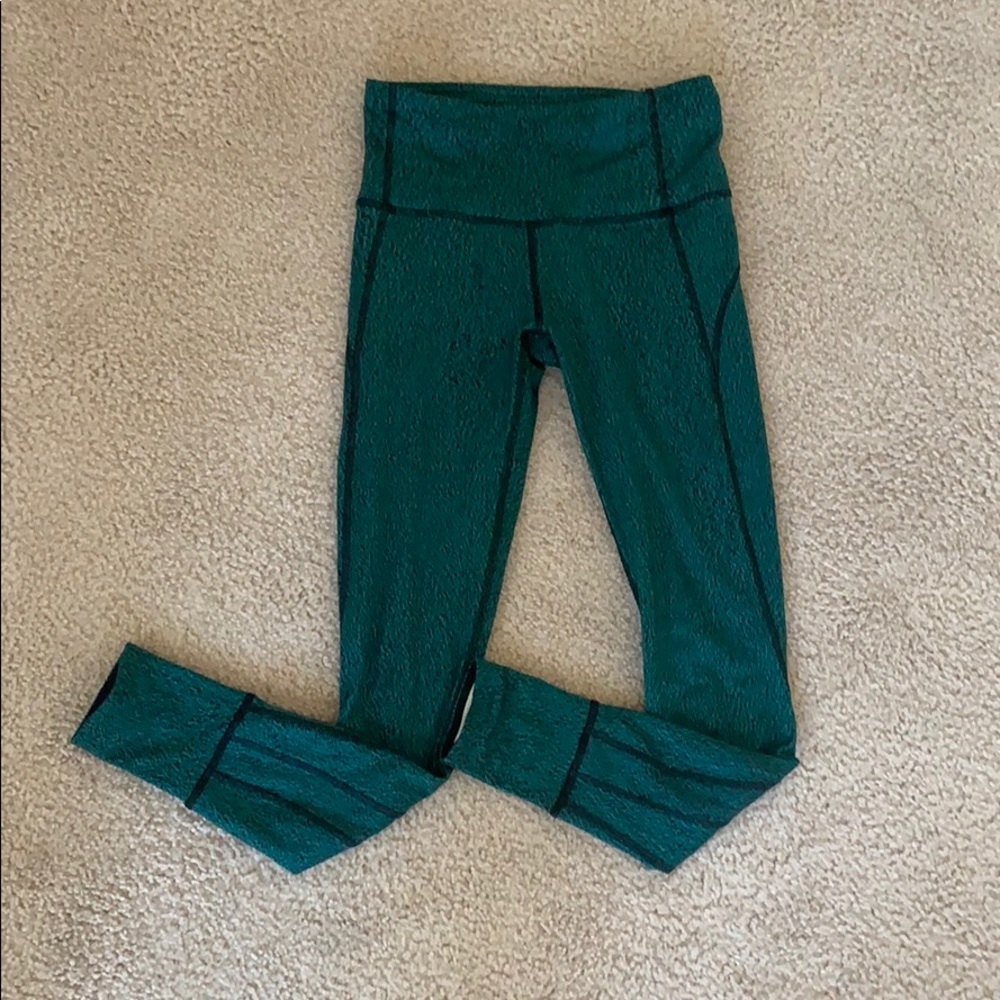 Emerald Green Lulu lemon leggings